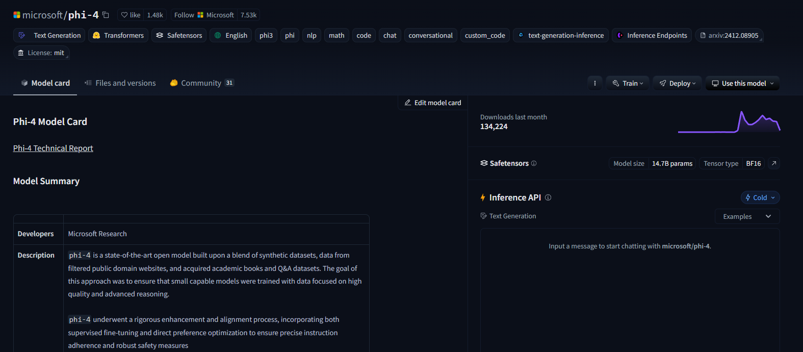 Phi-4 Technical Report Review
